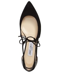 Nordstrom X Jimmy Choo Vanessa Lace Up Flat