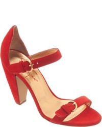 Walter Steiger Double Strap Mary Jane Sandal Red