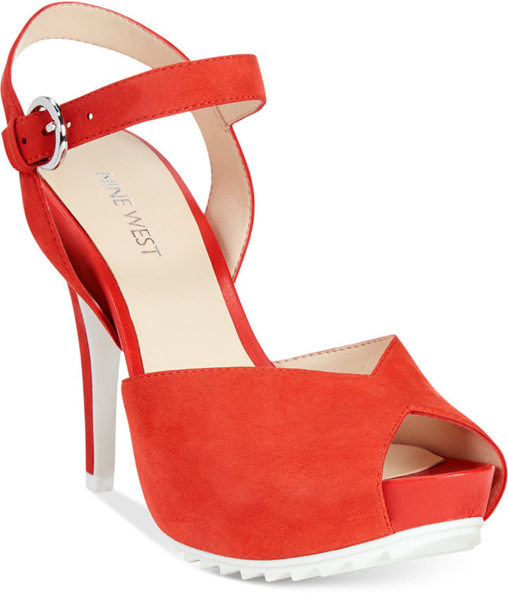 Nine West Ratical High Heel Platform Sandals | Where to buy & how to wear