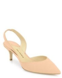 Paul Andrew Rhea Suede Slingback Pumps