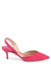 Paul Andrew Rhea Suede Slingback Pumps