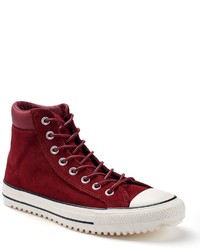 converse suede boots
