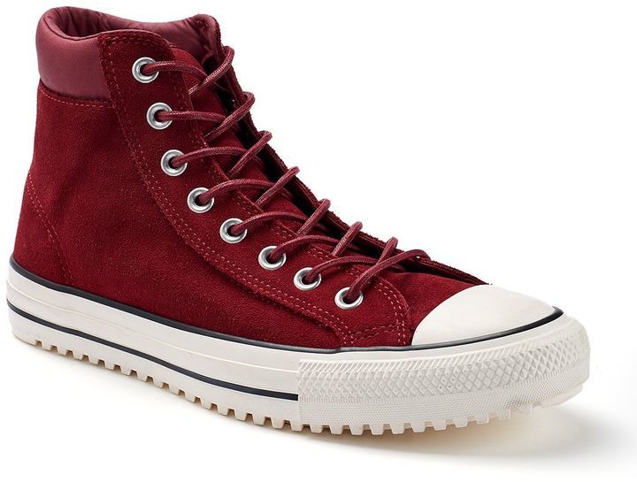 suede converse high tops
