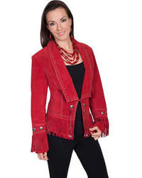 Scully Classic Long Lapel Suede Jacket L196
