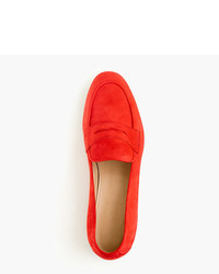 J.Crew Charlie Penny Loafers In Suede