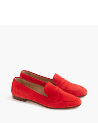J.Crew Charlie Penny Loafers In Suede