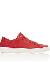 red low top sneakers off white
