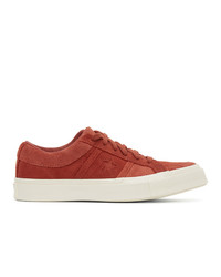 Converse Red Suede One Star Academy Ox Sneakers