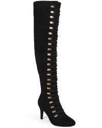 Journee Collection Trill Over The Knee Boot  Black