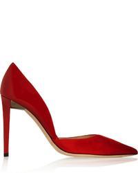 Jimmy Choo Darylin Patent Leather And Suede Pumps