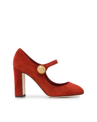 Dolce & Gabbana Embossed Button Pumps