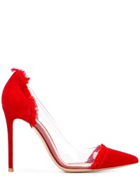 Gianvito Rossi Frayed Pumps