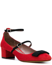 Tabitha Simmons Strappy Bow Pumps