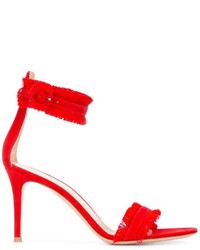 Gianvito Rossi Frayed Sandals