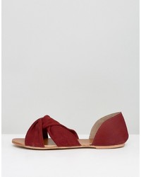 Asos Jerico Wide Fit Suede Knot Summer Shoes