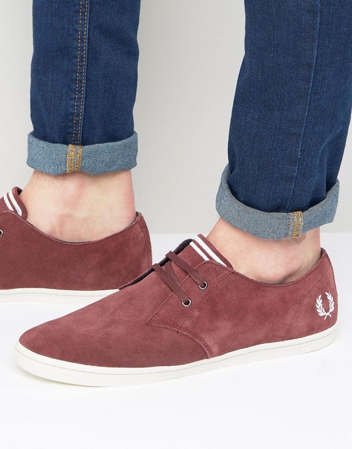 Fred Perry Byron Low Suede Sneakers 