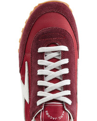 Marc Jacobs Suede And Fabric Sneakers