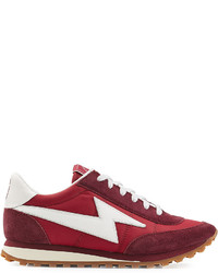 Marc Jacobs Suede And Fabric Sneakers