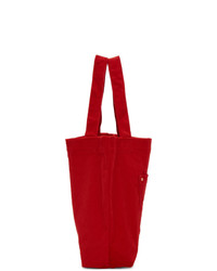 Opening Ceremony Red Corduroy Big Pocket Tote