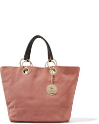 See by Chloe See By Chlo Summer Brushed Suede Tote Antique Rose