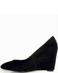Brian Atwood B By Beso Suede Wedge Pump