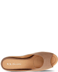 jcpenney Cl By Laundry Cl By Laundry Dream World Faux Suede Flatform Wedges