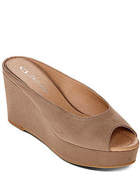 jcpenney Cl By Laundry Cl By Laundry Dream World Faux Suede Flatform Wedges