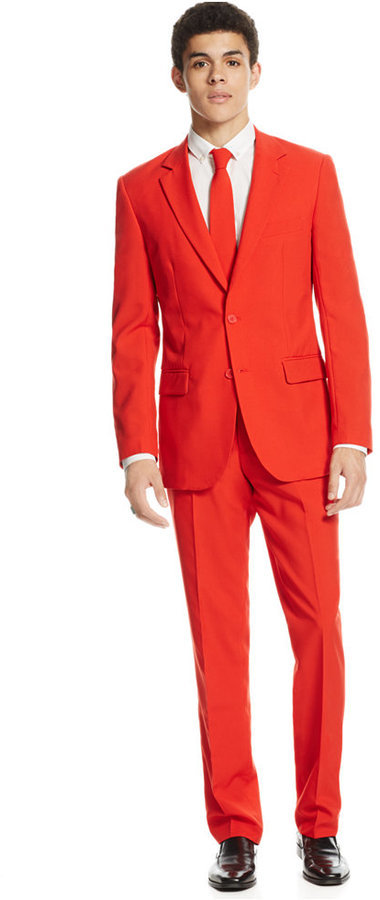 Opposuits Red Devil Slim Fit Suit Tie, $99 | Macy's | Lookastic