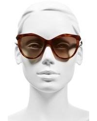 Givenchy 55mm Retro Sunglasses Black Crystal