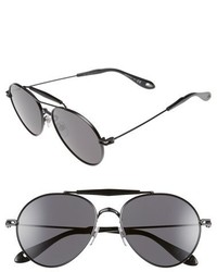Givenchy 56mm Aviator Sunglasses Red