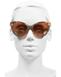 Burberry 56mm Cat Eye Sunglasses Matte Red
