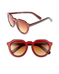 A.J. Morgan Zipster Sunglasses Red One Size