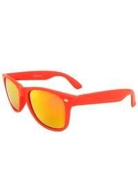 Apopo Eyewear Red Mat Sunglasses With Revo Lenses