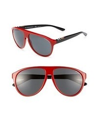 Burberry 59mm Keyhole Sunglasses Red 