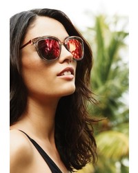 Le Specs Caliente 53mm Cat Eye Sunglasses Mist Firecracker