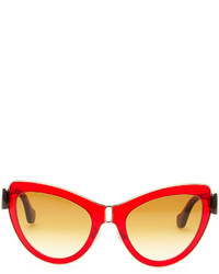 Balenciaga Cat Eye Sunglasses Redrose Gold