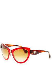 Balenciaga Cat Eye Sunglasses Redrose Gold