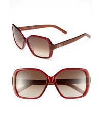 Chloé Chloe Cycas Sunglasses Red Caramel One Size