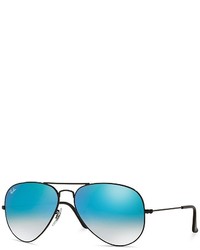 Ray-Ban Classic Mirror Aviator Sunglasses 58mm
