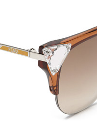 Fendi Crystal Corner Sunglasses