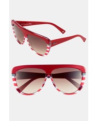 Dior Croisette 60mm Sunglasses Red Tobacco One Size