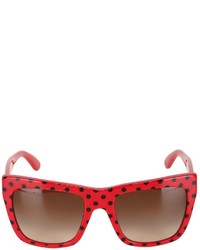 Dolce & Gabbana Squared Polka Dot Sunglasses