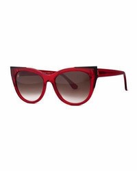 Thierry Lasry Epiphany Capped Cat Eye Sunglasses Red