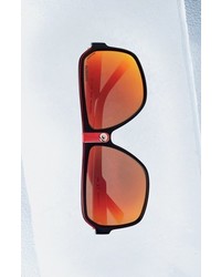 Carrera Eyewear 62mm Aviator Sunglasses Black Red Mirror Lens