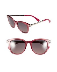 Fendi 51mm Retro Sunglasses Opral Red One Size