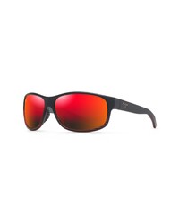 Maui Jim Kaiwi Channel 62mm Rectangular Polarized Sunglasses