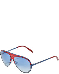DSQUARED2 Metal Aviator Sunglasses Redblue