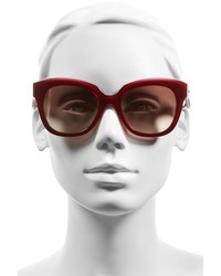 Kate Spade New York Amberly 54mm Cat Eye Sunglasses Brown Nude