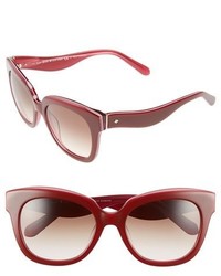 Women's Red Sunglasses by Kate Spade | Lookastic