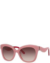 Kate Spade New York Amberly Wavy Arm Plastic Sunglasses